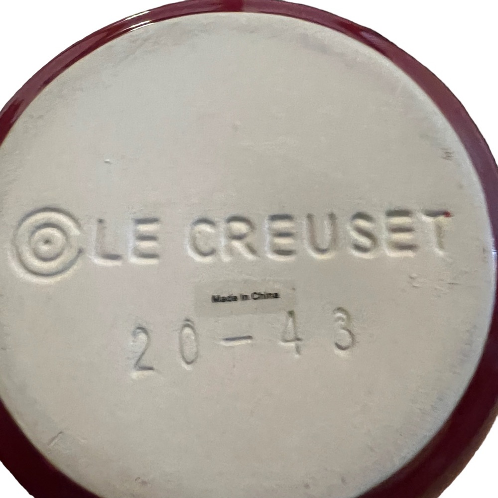 NWT Le Creuset Stoneware Sauce Jar - Cerise - Picture 6 of 6